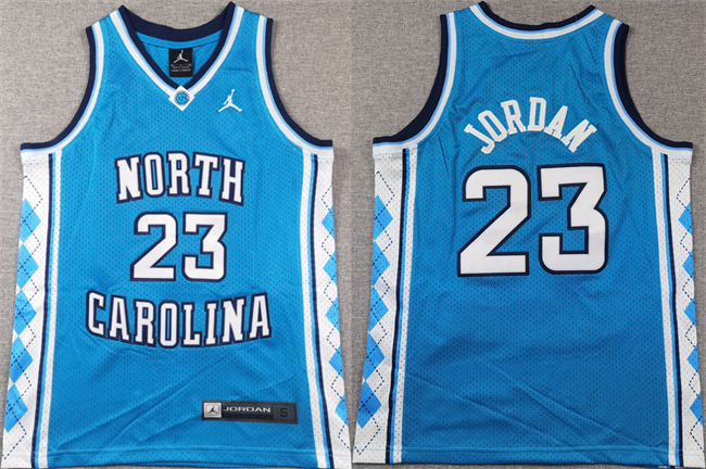 Youth Blue North Carolina Tar Heels #23 Michael Jordan Stitched Jersey